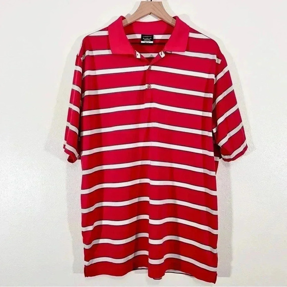 Nike Golf Dri-Fit Red Polo - Picture 1 of 6